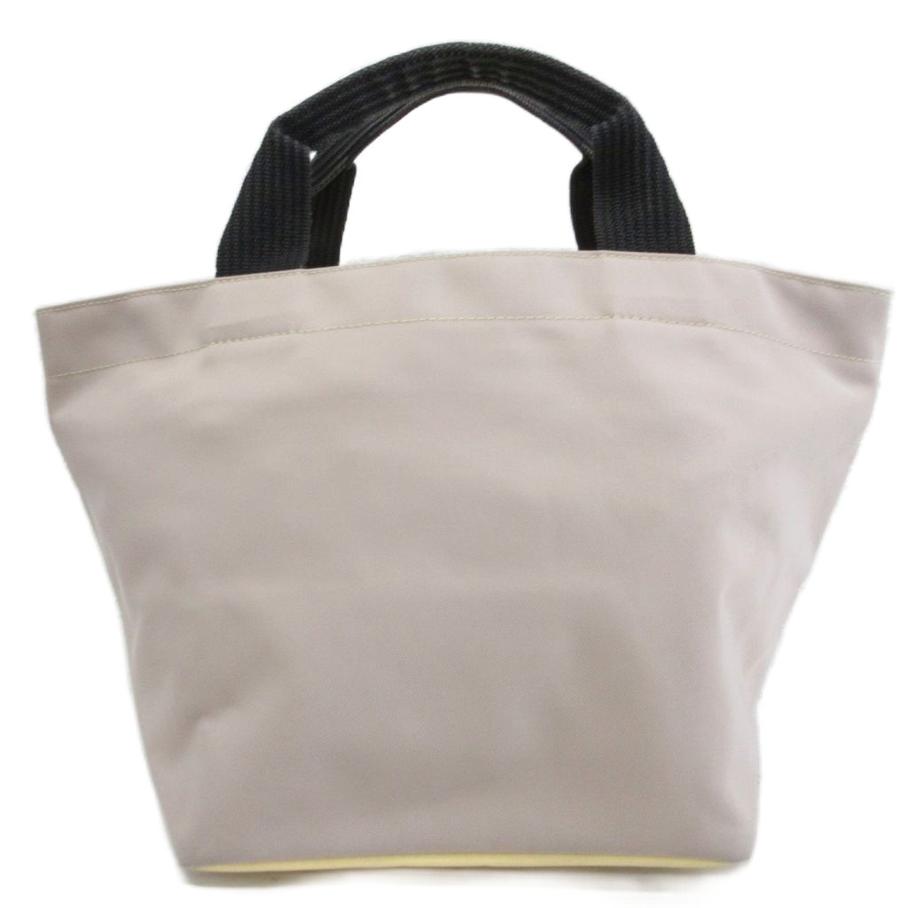 【中古】エルベシャプリエ Herve Chapelier ナイロン舟型トートバッグ ハンドバッグ ベージュ 黄 イエロー IBO89 レディース 【ベクトル 古着】 260224