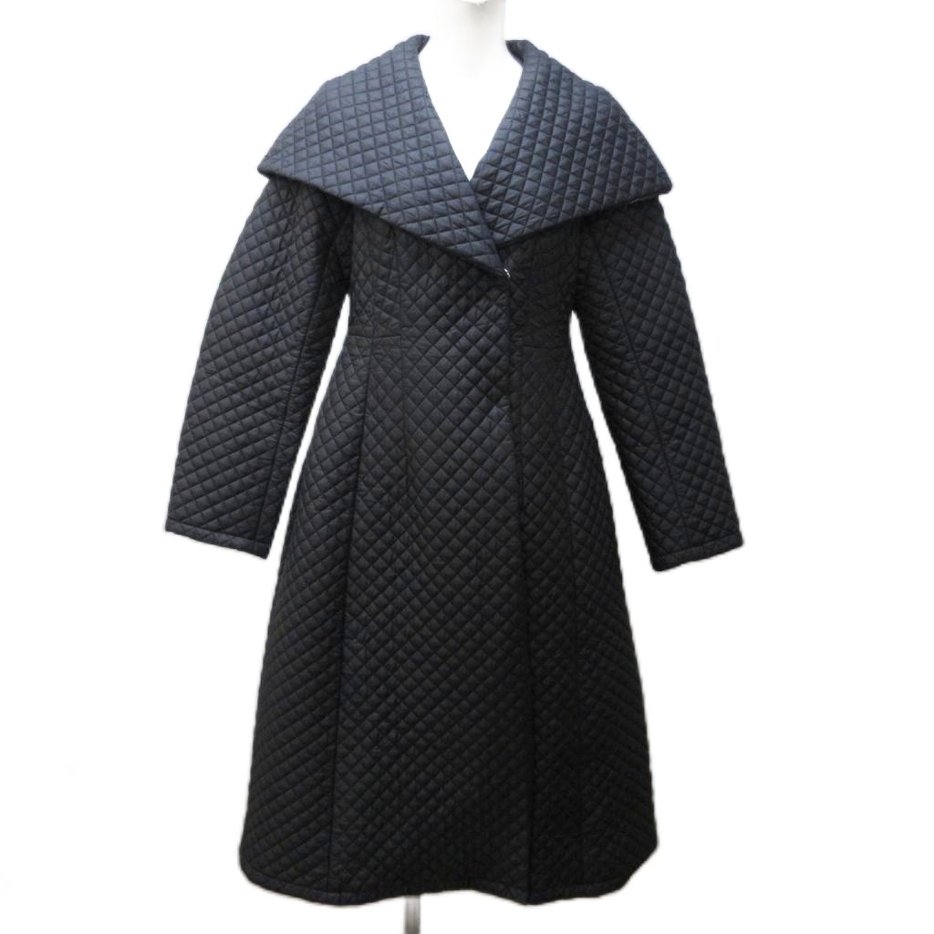 【中古】セルフォード CELFORD 23AW キルティングリバーシブルコート 中綿 ジャケット ビッグカラー ロング 38 約M 黒 ブラック CWFC234047 0306 レディース 【ベクトル 古着】 260306 10,842円