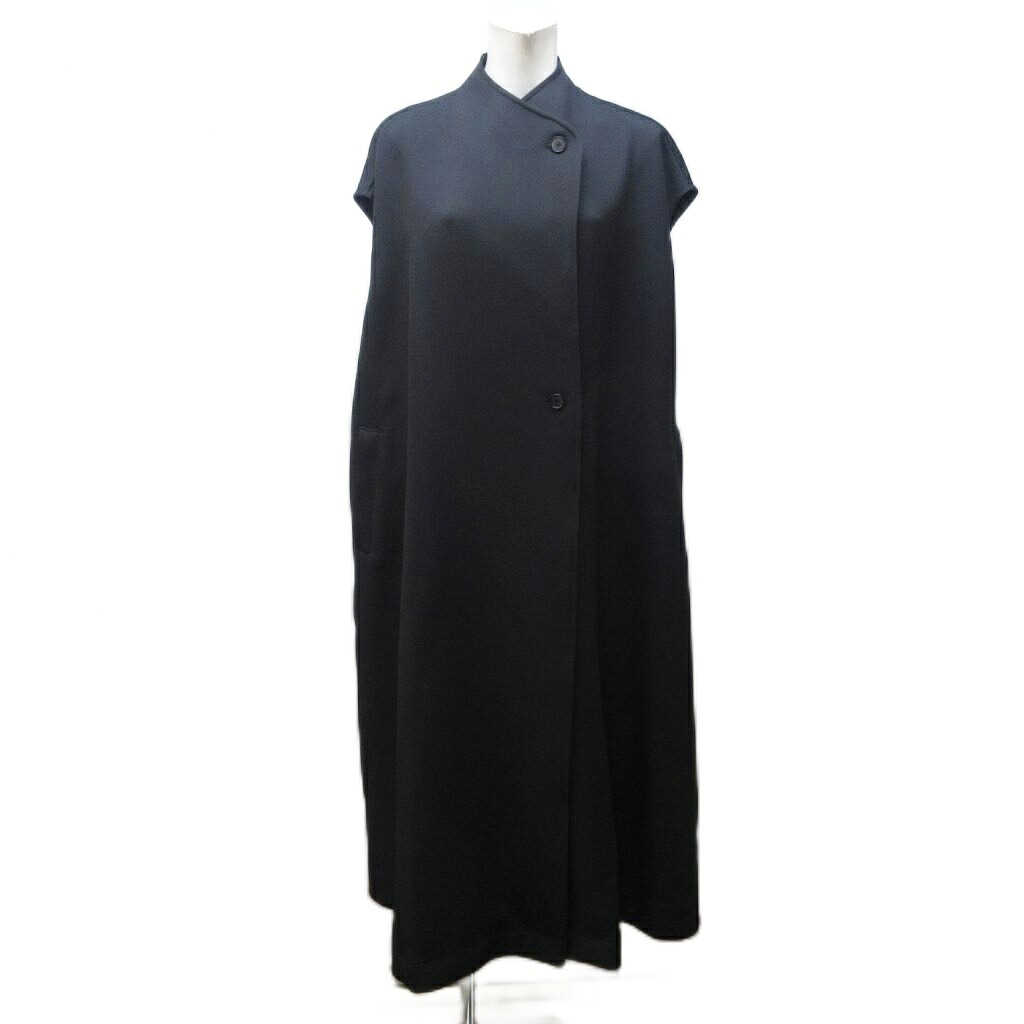 【中古】ローレン Louren 美品 volume flare trench coat ボリューム フレア トレンチコート 変形デザイン ロング F 黒 ブラック lo233-57 0323 レディース 【ベクトル 古着】 260323