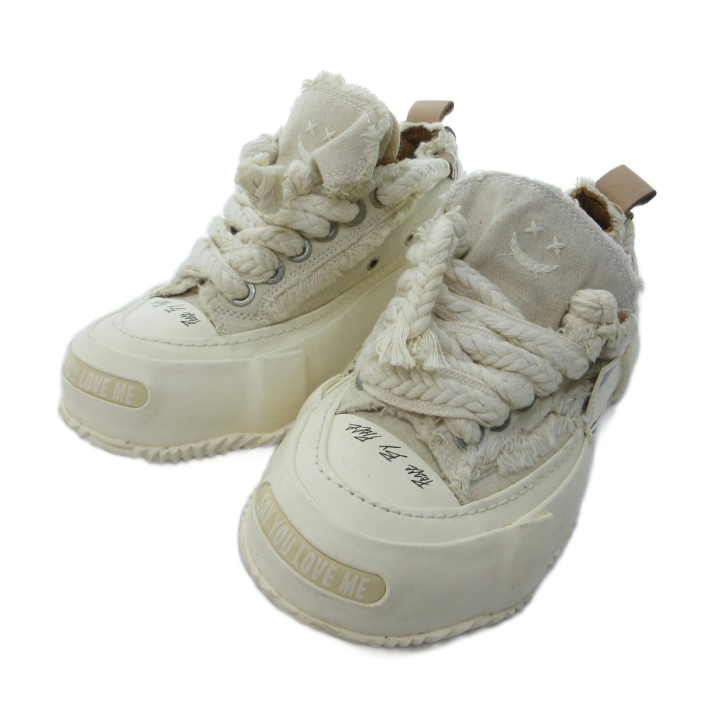 【中古】VESSEL GOP2.0 スニーカー 厚底心魂 帆布 思われ人 23.5 白いこと レディース 【ベクター 古着】 260416
