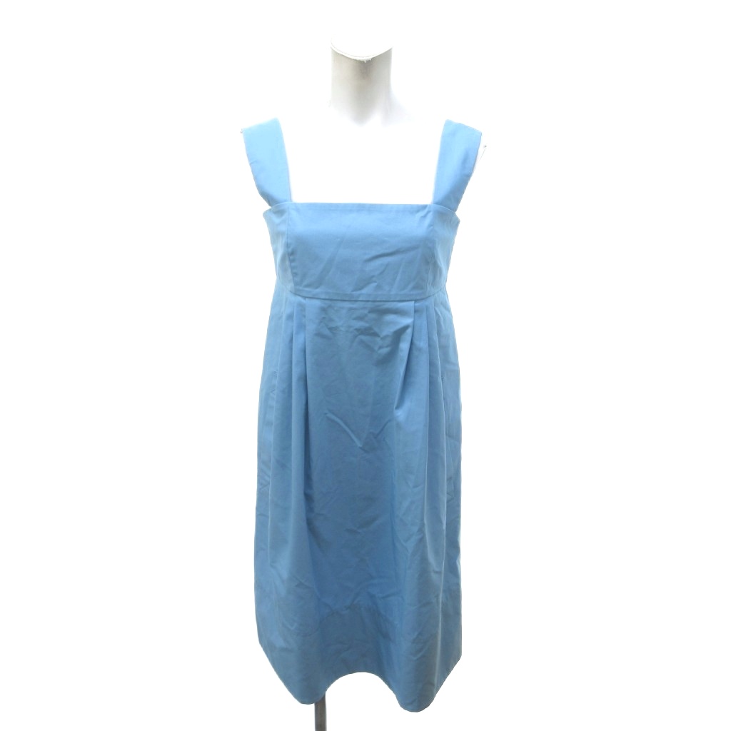 【中古】フォクシーニューヨーク FOXEY NEW YORK 美品 25745 衣装御召しもの ひざ丈 38 水色  /HW IBO95 レディース 【ベクター 古着】 260507
