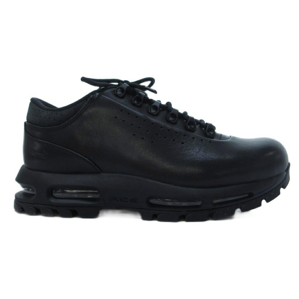 【中古】未当て嵌める品 ナイキ NIKE 引き舟付き添い人 AIR MAX GOADOME LOW SP ACG BLACK スニーカー なめし革 ビジブルエアー 置き目とり捨てる 黒 黒いこと IQ0641 27.5 /HW メンズ 【ベクター 古着】 260529