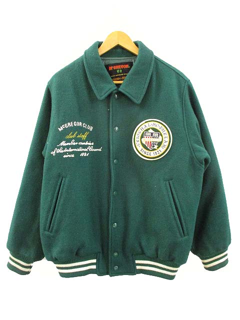 80’s マックレガー McGREGOR ウール90%ブルゾン メンズMサイズ マクレガー スイングトップブルゾン メンズ 112115001 3L キング