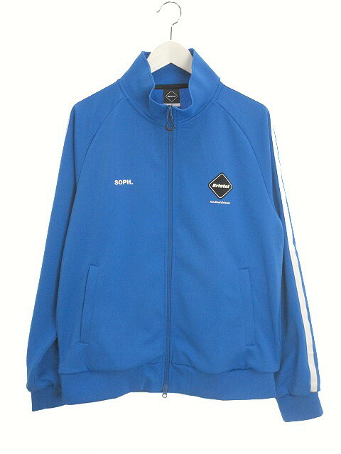 【中古】エフシーレアルブリストル F.C.Real Bristol FCRB 24FW TRAINING TRACK JACKET FCRB-242033 形づくる 貨物自動車 上衣 XL 青碧 ティーシャツ ジップアップ トップス メンズ 【ベクター 古着】 241013