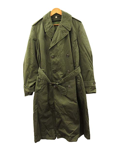50s US ARMY ミリタリーコート オーバーコート vintage 50年代 50s アメリカ軍 米軍 ロングコート カーキ | ビンテージ