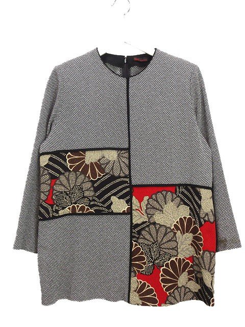 【美品】詩仙堂 ジャケット ブラウス チュニック ちりめん トップス 楽天市場】新品同様【中古】詩仙堂 ヒトシタムラ 高級ちりめん