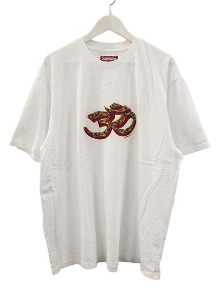 【中古】シュプリーム SUPREME 24AW Ohm Embroidered S/S Top 刺しゅう 半袖 ティーシャツ XXL 白いこと カットソー トップス ?AA★ メンズ 【ベクター 古着】 250420
