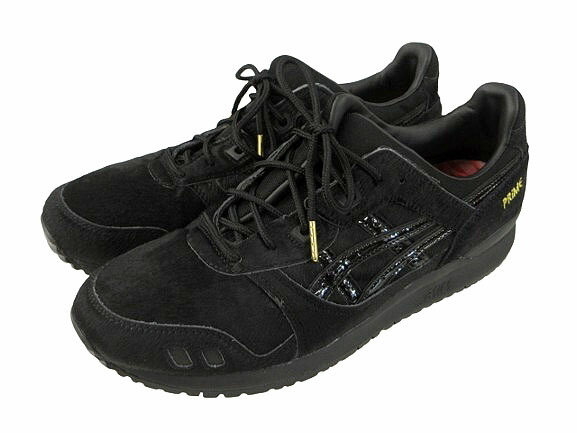 【中古】アシックス asics GEL-LYTE III OG JIMON BLACK/RICH GOLD 1201A836 ゲルライト3 OG 29cm ブラック スニーカー シューズ 靴 メンズ 【ベクトル 古着】 250430