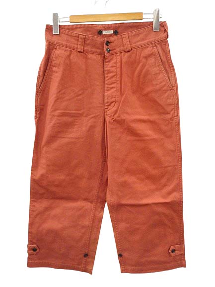 【中古】フィグベル PHIGVEL MIL TROUSERS MOD PMAK-PT12-SS ミル トラウザーパンツ 1 朱色系 ワイド ボトムス メンズ 【ベクトル 古着】 250525