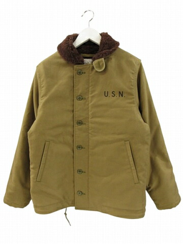 楽天市場】HOUSTONヒューストン 65913 US NAVY WWII DECK JACKET N-1