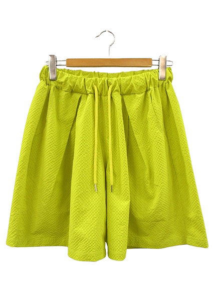 【中古】FAKIE/STANCE フェイキースタンス Seersucker Shorts シアサッカー ショーツ XL イエロー ショートパンツ ハーフパンツ ボトムス メンズ 【ベクトル 古着】 250908