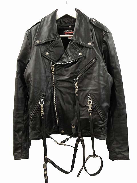 楽天市場】70年代 BROOKS ブルックス レザー ダブルライダース