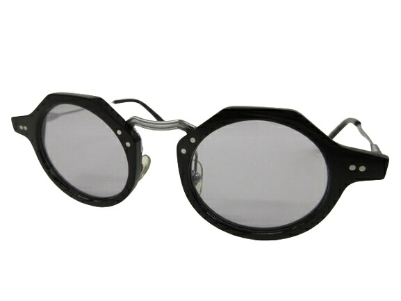 【中古】NEW. ニュー PASTOR‘S 黒眼鏡 メガネ 眼鏡 44□22-145 黒 黒いこと アイウェア メンズ レディース 【ベクター 古着】 251001 その他-バッグ・小物・ブランド雑貨