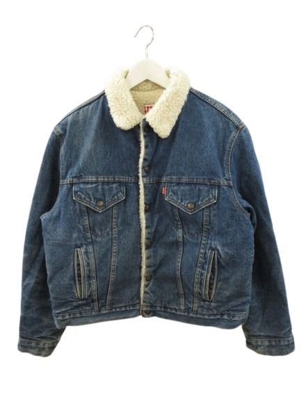 【中古】リーバイス Levi's 80s 70608 0216 デニム ボアジャケット USA製 44R Gジャン ヴィンテージ アウター メンズ 【ベクトル 古着】 260130