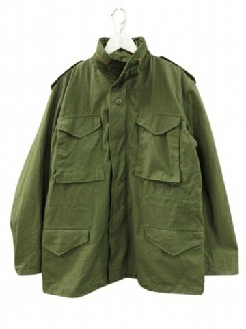 【中古】ヴィンテージ VINTAGE U.S.ARMY 70s M-65 フィールドジャケット 3rd ブラスジッパー オリーブ M-R メンズ 【ベクトル 古着】 260212