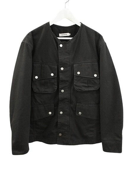 【中古】ノンネイティブ nonnative 25AW RIDER JACKET COTTON DRILL PIGMENT DYE WITH WINDSTOPPER NN-J4712 ライダージャケット 1 黒 ブラック アウター メンズ 【ベクトル 古着】 260223 26,715円