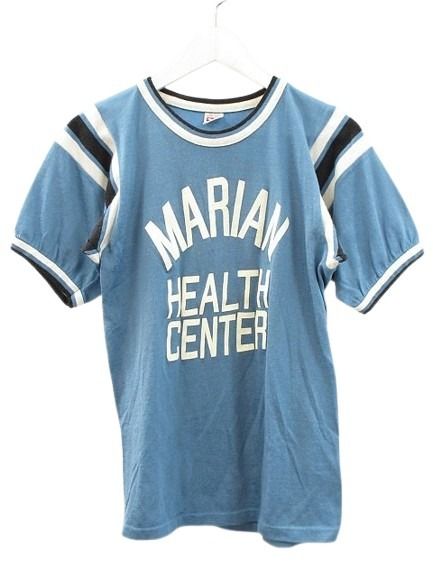 【中古】ヴィンテージ VINTAGE メイソン MASON 70s フットボールTシャツ USA製 MARIAN HELTH CENTER ブルー 34-36 メンズ レディース 【ベクトル 古着】 260320 5,183円