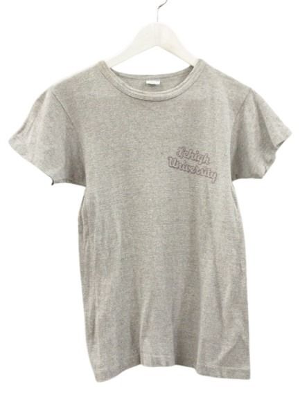 【中古】チャンピオン CHAMPION 70s バータグ Tシャツ 染み込みプリント ヴィンテージ ハチハチワンツー USA製 グレー S メンズ 【ベクトル 古着】 260320
