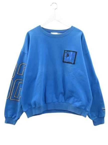【中古】リーボック Reebok 90s シャキール オニール スウェット バックプリントトレーナー USA製 ブルー メンズ 【ベクトル 古着】 260325