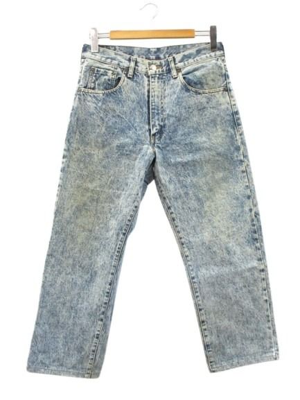 【中古】リーバイス Levi's 502XX 復刻 デニムパンツ ジーンズ 日本製 ケミカルウォッシュ ブルー W32 メンズ 【ベクトル 古着】 260325