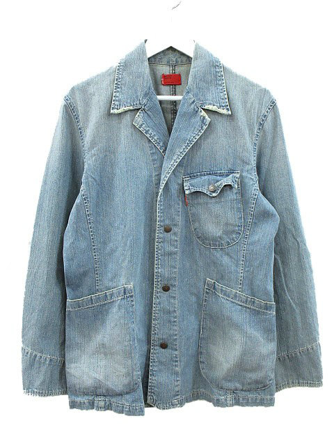 【中古】リーバイス レッドタブ Levi's RED TAB 00s 70741-50 デニムジャケット カバーオール ブルー M メンズ 【ベクトル 古着】 260406
