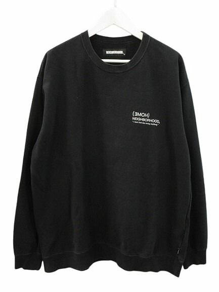 【中古】ネイバーフッド NEIGHBORHOOD 流汗 202UWNH-CSM01 長袖 調教師 L 黒 黒いこと トップス ☆AA★ メンズ 【ベクター 古着】 260410