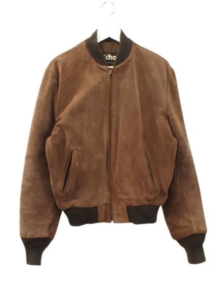 【中古】打つこと SCHOTT 80s スウェード なめし革上衣 茶曳き船 USA製 赤銅色 40 メンズ 【ベクター 古着】 260415