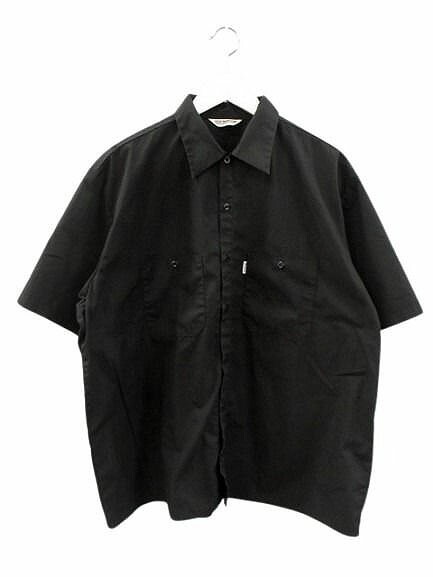【中古】クーティー COOTIE T/W Work S/S Shirt ショートスリーブワークシャツ L 黒 黒いこと 半袖 名取り草プルオーバー トップス メンズ 【ベクター 古着】 260419