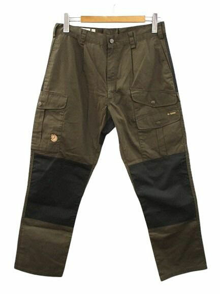 【中古】フェールラーベン FJALLRAVEN 85781 Barents Pro Trouseres G-1000 バレンツプロトラウザーズパンツ 32 カーキ ボトムス アウトドア メンズ 【ベクター 古着】 260430