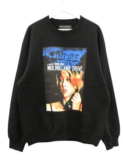 【中古】ワコマリア WACKO MARIA マルホランドドライブ 汗水 2026SS 黒 L 黒いこと MULHOLLAND DRIVE/HEAVY WEIGHT CREW NECK SWEAT SHIRT TYPE-2 ティーシャツ ☆AA★ メンズ 【ベクター 古着】 260505