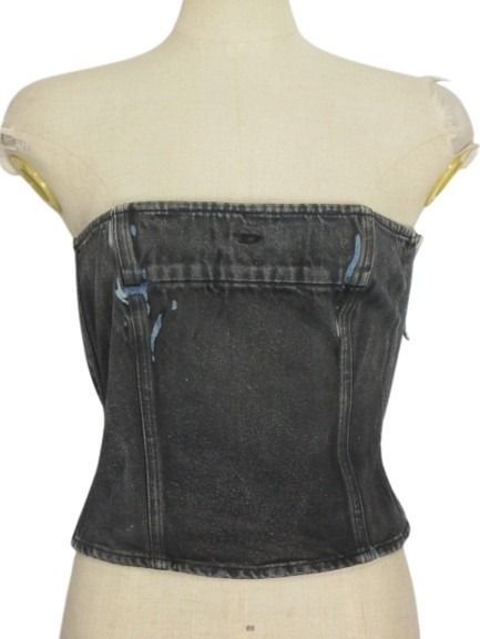 【中古】ディーゼル DIESEL ジーンズ ストラップレス トップス XS ビスチェ ガードル ベアとっ始め JP-DE-VILLE レディース 【ベクター 古着】 260523