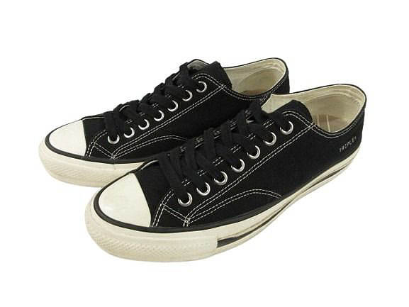 【中古】コンバース CONVERSE ADDICT × GOD SELECTION XXX ファスナーテイラー 帆布 スニーカー 27 黒いこと 1AD786 メンズ 【ベクター 古着】 260524