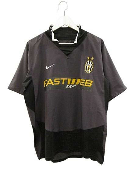【中古】ナイキ NIKE 00s ユベントス Juventus FC アウェイ 制服 M FASTWEBロゴタイプ 蹴球  メンズ 【ベクター 古着】 260524
