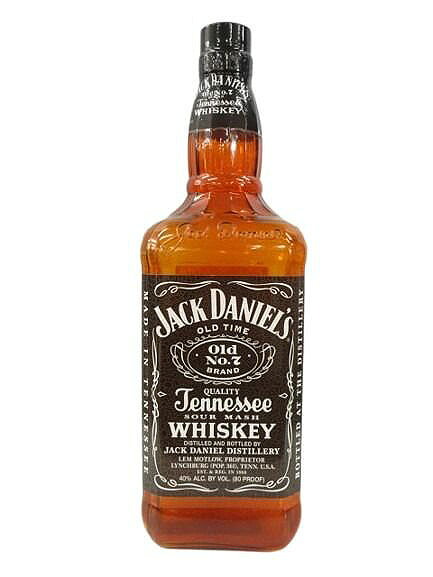 【中古】JACK DANIEL\u0027S 万力ダニエル 特大大きさ 壜見せびらかす 硝子製 オレンジ色系 余分の物 【ベクター 古着】 260606