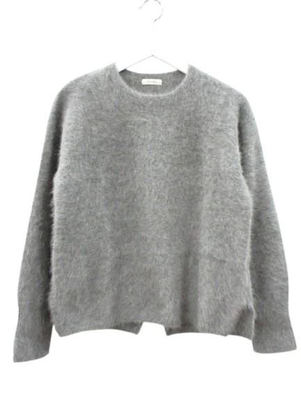 【中古】デプレ DES PRES トゥモローランド フォックスカシミヤ クルーネックプルオーバー F グレー セーター ニット トップス レディース 【ベクトル 古着】 260624｜ブランド古着の買取販売ベクトル