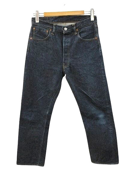 【中古】ドゥニーム DENIME &times; WAREHOUSE ウエアハウス 220 デニムパンツ 31 インディゴブルー ストレート セルビッチ ジーンズ 耳付き ボトムス メンズ 【ベクトル 古着】 260724｜ブランド古着の買取販売ベクトル