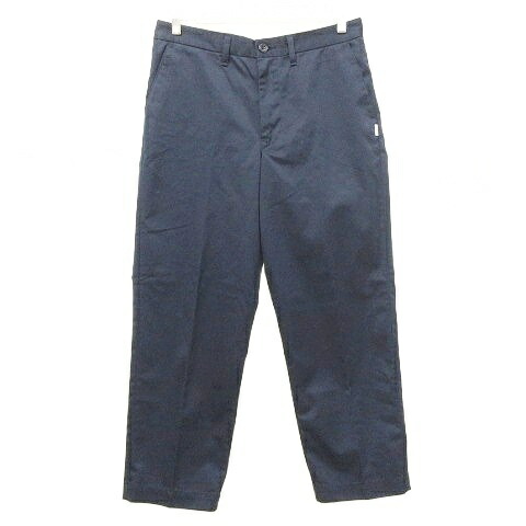 【中古】ダブルタップス WTAPS 23AW ツイル トラウザー WRKT2002 / TROUSERS / CTPL. TWILL 細工物ズボン下 チノ食麺麭 02 紺 米国海軍 メンズ 【ベクター 古着】 251222 メンズファッション-ズボン・パンツ