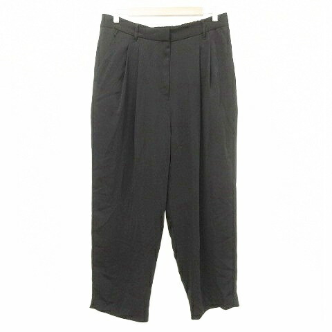 【中古】イッチャク 1 chacku ツータック スラックス パンツ 2XL 大きいサイズ 黒 ブラック ■GY99 レディース 【ベクトル 古着】 260113