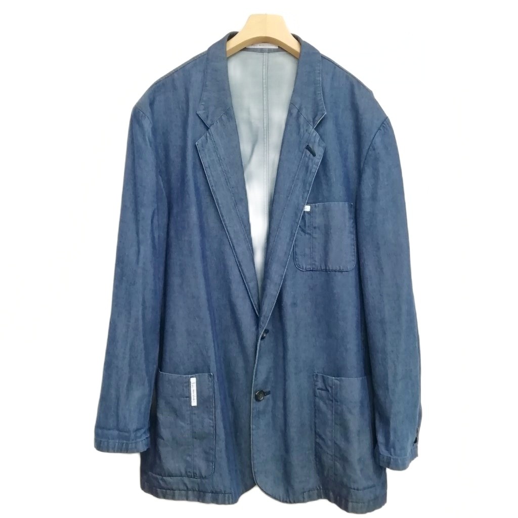 最終価格】Papasデニムチャイナジャケット希少☆M 最終価格】Papasデニムチャイナジャケット希少☆M 中古・古着