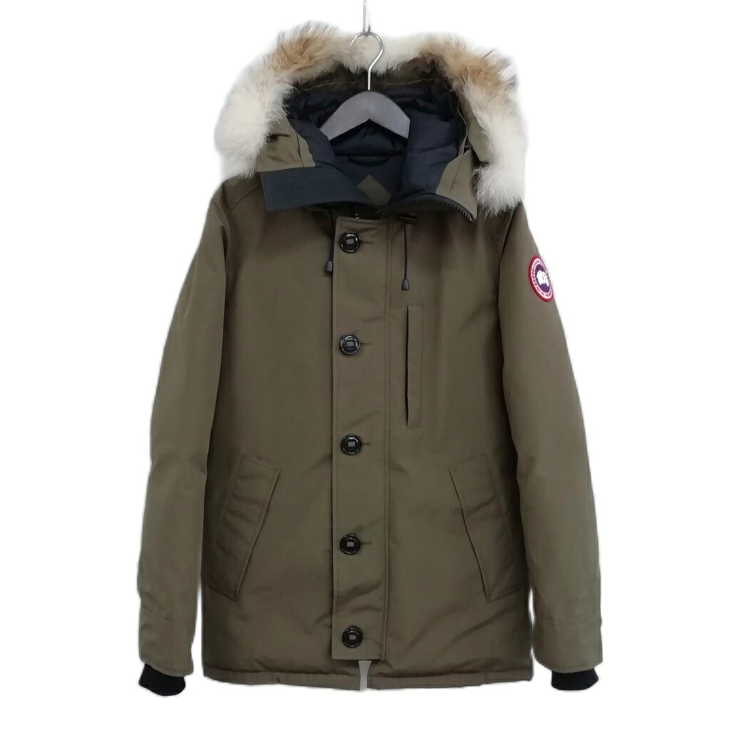 【中古】カナダグース CANADA GOOSE 3426MA CHATEAU PARKA シャトーパーカ  落ちこむパーカー 落ちこむ上衣 S オリーブ系 メンズ 【ベクター 古着】 260113