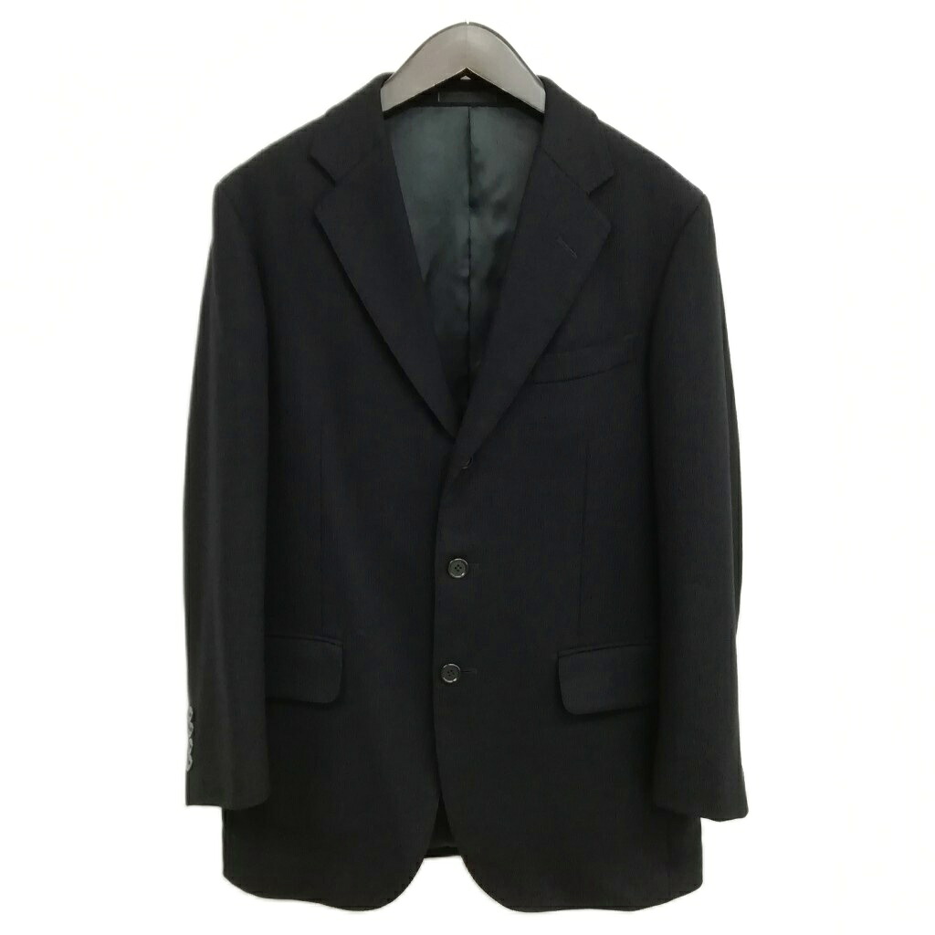 【中古】赤ちょうちんバリー BURBERRY 羊毛 カシミール シングル 3B 上衣 テーラード スポーツジャケット AB4 黒いこと メンズ 【ベクター 古着】 260206