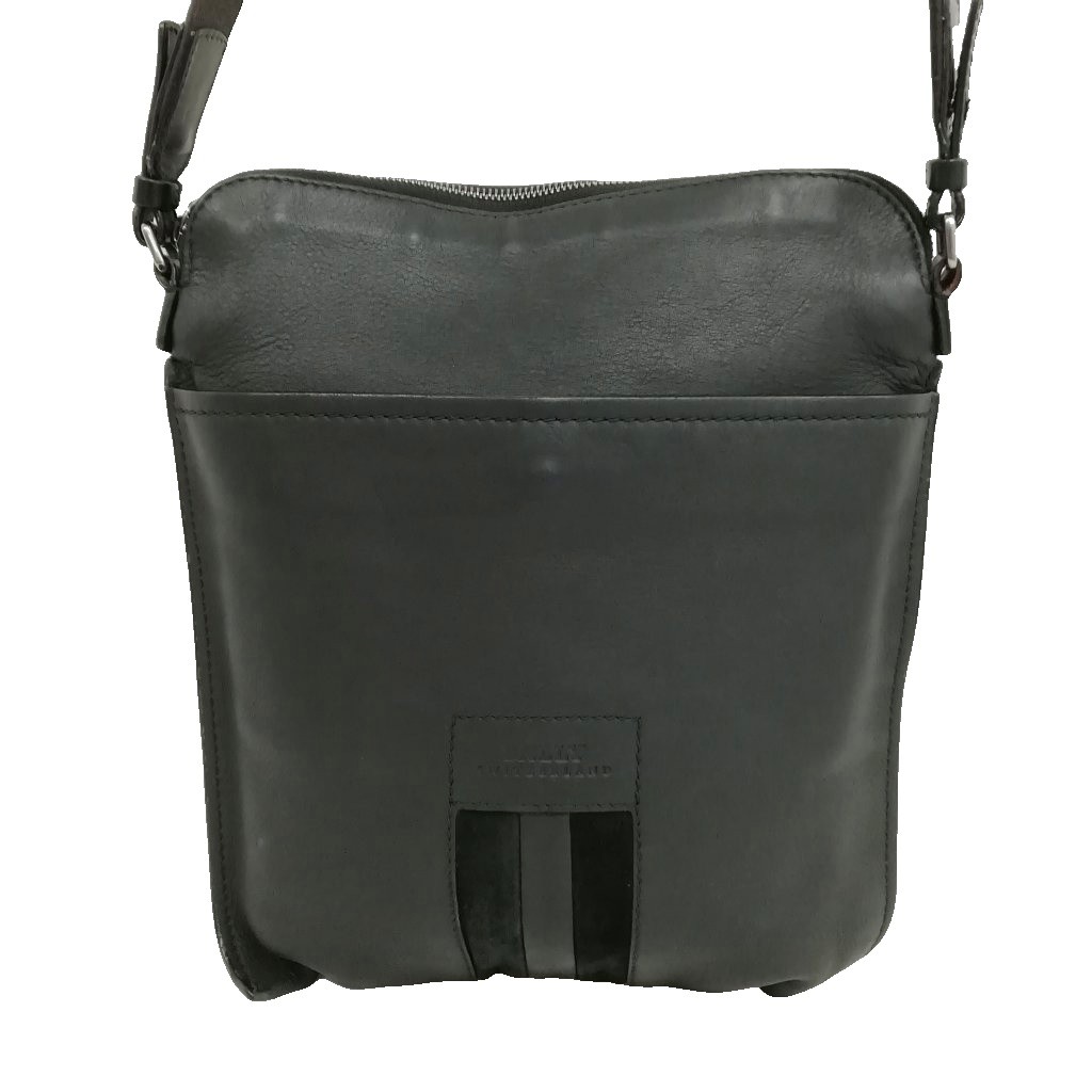 【中古】バリー BALLY なめし革 ショルダーバッグ 黒いこと系 メンズ 【ベクター 古着】 260403 ショルダーバッグ・メッセンジャーバッグ-バッグ・小物・ブランド雑貨-メンズバッグ