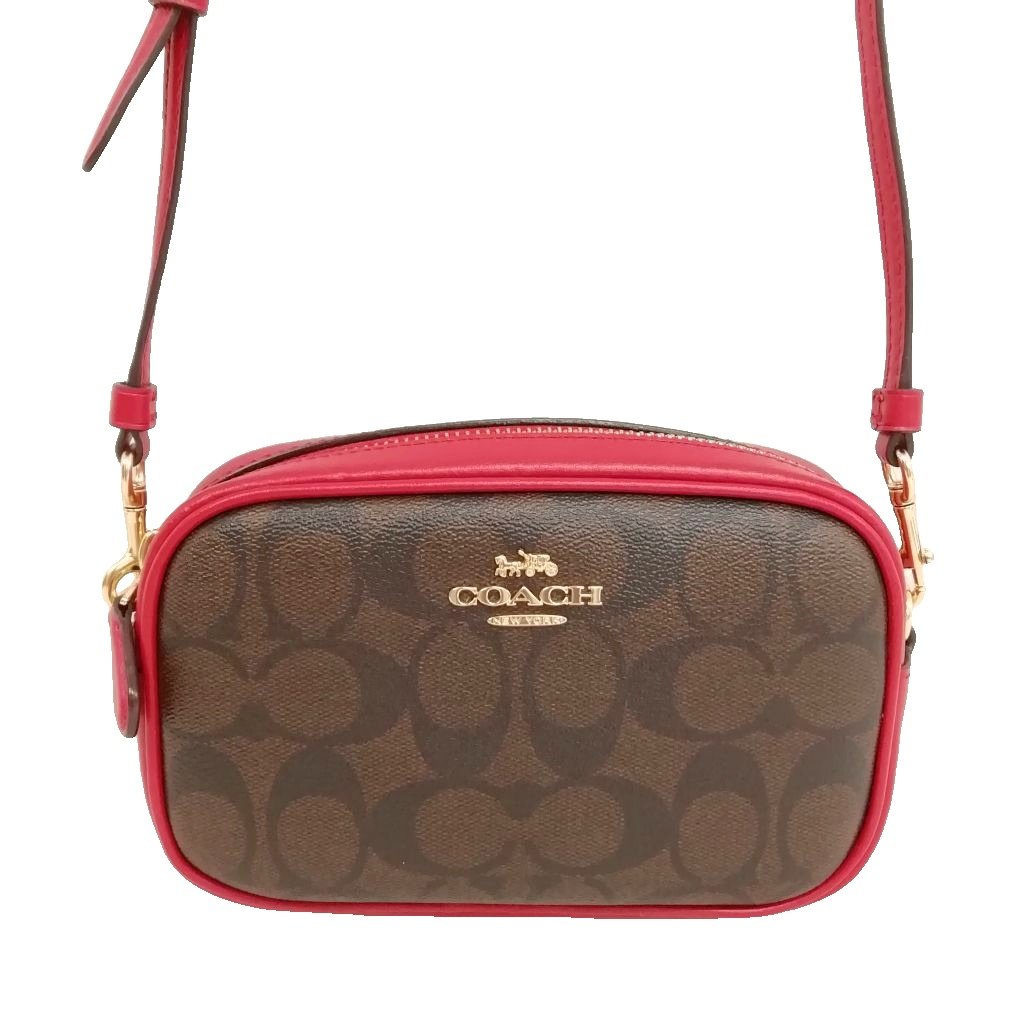 【中古】コーチ職 COACH F79209 名書き ミニ 2way ショルダーバッグ 酉の方角合切袋 ポシェット 美品 赤銅色 赤いこと レディース 【ベクター 古着】 260424