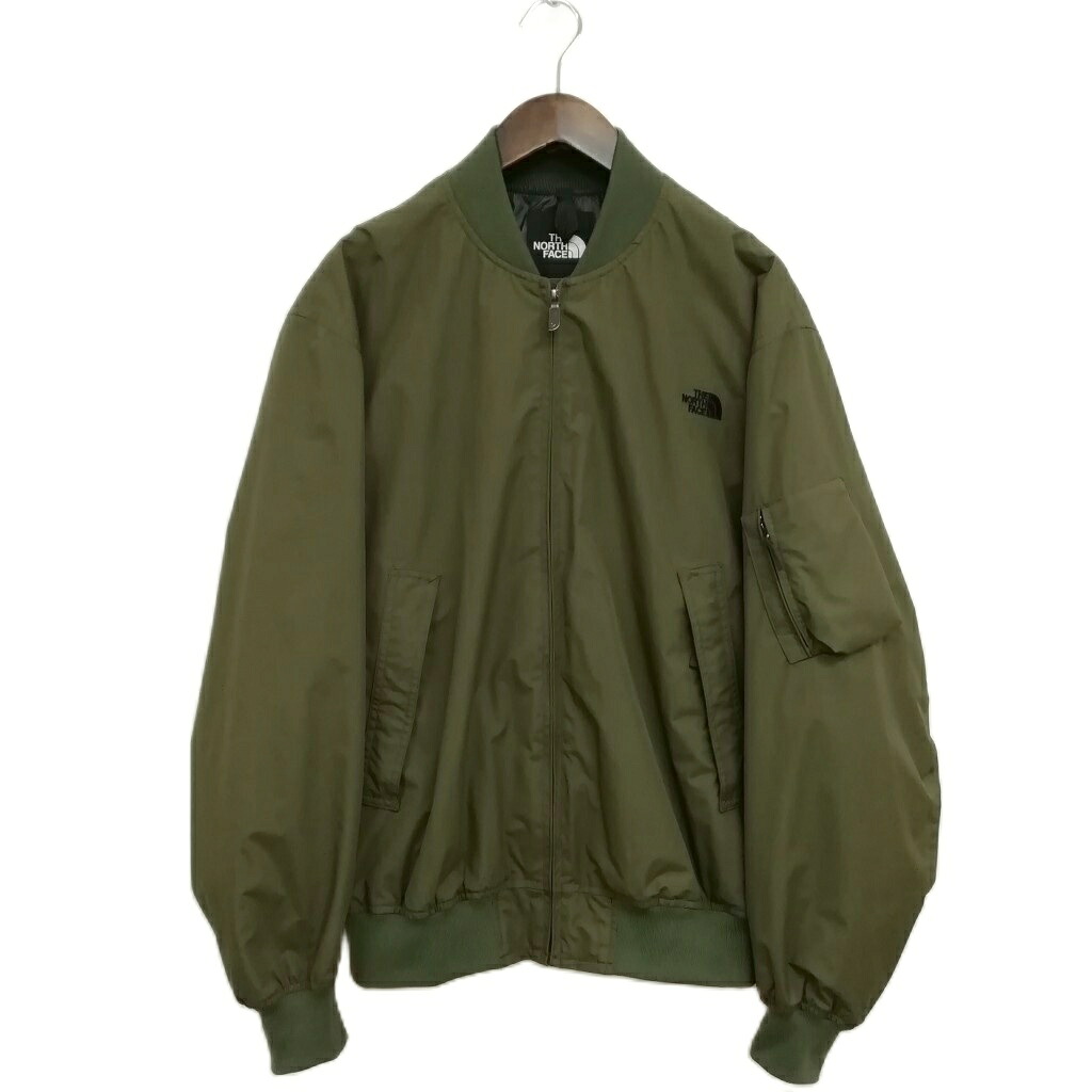 【中古】ザノースフェイス THE NORTH FACE NP12437 WP Bomber Jacket お水校正刷り ボン赤ちょうちん 上衣 M カーキ メンズ 【ベクター 古着】 260511