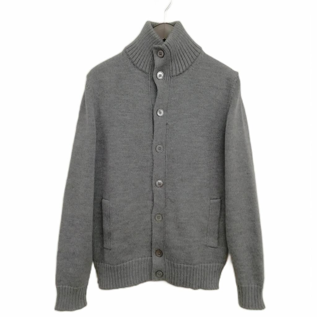 【中古】ザノーネ ZANONE CHIOTO KYOTO 812218 照明ランプ色つや 編み物 プルオーバー ジレー 50 薄墨色 メンズ 【ベクター 古着】 260518