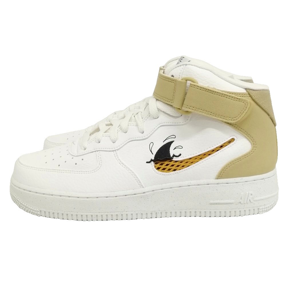 【中古】未使用品 ナイキ NIKE DM0119-100 Air Force 1 Mid Sun Club エアフォース 1 ミッド スニーカー 27cm ホワイト イエロー メンズ 【ベクトル 古着】 260618|ブランド古着の買取販売ベクトル