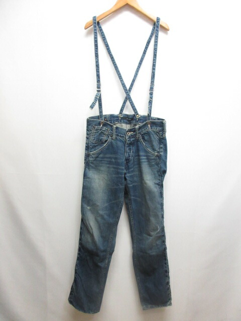 楽天市場】ジョンブル JOHNBULL デニム サスペンダー パンツ ユーズド