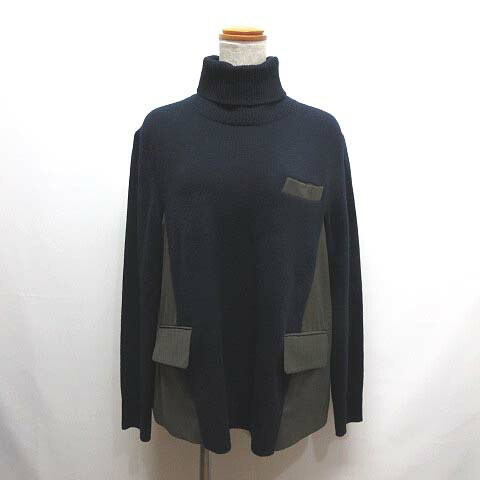 楽天市場】【中古】サカイ sacai 17AW ドッキング プリーツ ニット