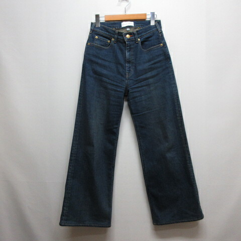 【中古】トゥ エ モン トレゾア Tu es mon TRESOR 美品 The Amber Jean ストレッチ バギー ワイド デニム パンツ ジーンズ 25 インディゴ ジッパーフライ レディース 【ベクトル 古着】 260225 8,712円