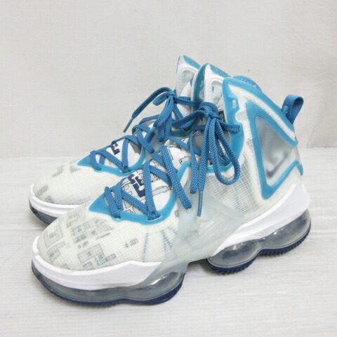 【中古】ナイキ NIKE 美品 DC9338-100 Lebron 19 Space Jam レブロン19 スペースジャム スニーカー シューズ 24cm 白 青 靴 レディース 【ベクトル 古着】 260607|ブランド古着の買取販売ベクトル